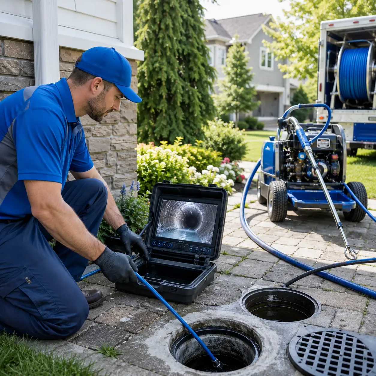 Outdoor drain cleaning professionals serving Slatersville, RI